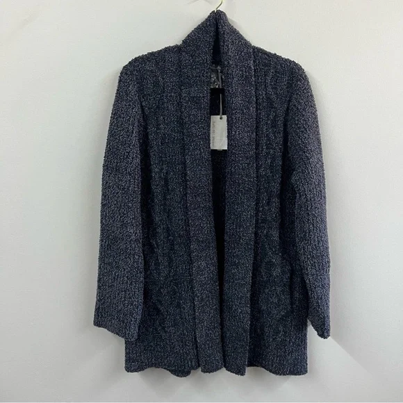 *NEW* Barefoot Dreams Cozy Chic Cabin Cable Cardigan - Picture 3 of 14